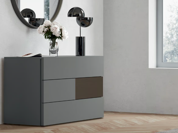 JEAN - Melamine-faced chipboard chest of drawers with integrated handles by Febal Casa - view 2
